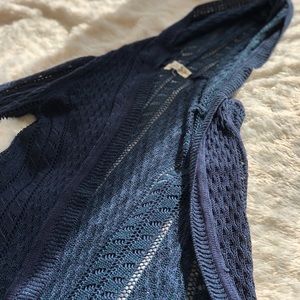 Pink Rose Navy Cardigan Women’s